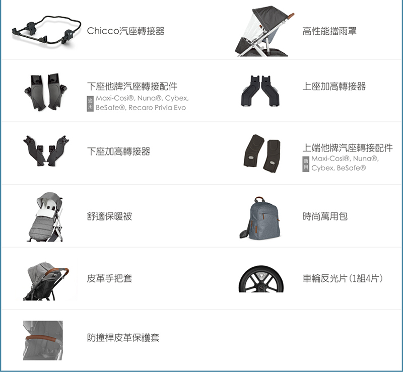 美國UPPAbaby - VISTA V2 王者之尊旗鑑：雙寶推車-黑色啞光 JKE-15.1kg