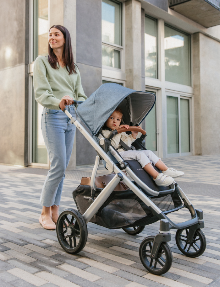 美國UPPAbaby - VISTA V2 王者之尊旗鑑：雙寶推車-黑色啞光 JKE-15.1kg