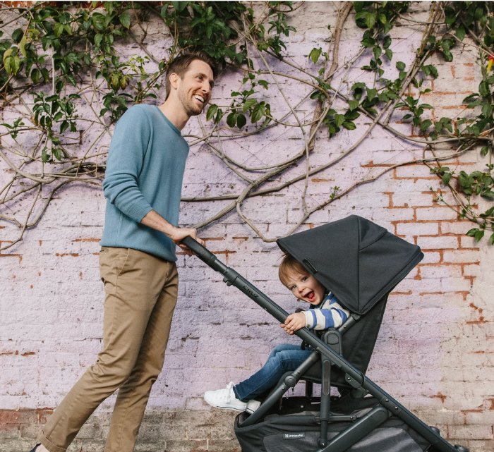 美國UPPAbaby - CRUZ V2 酷炫豪華頂級：推車-黑灰 GRY-11.6kg