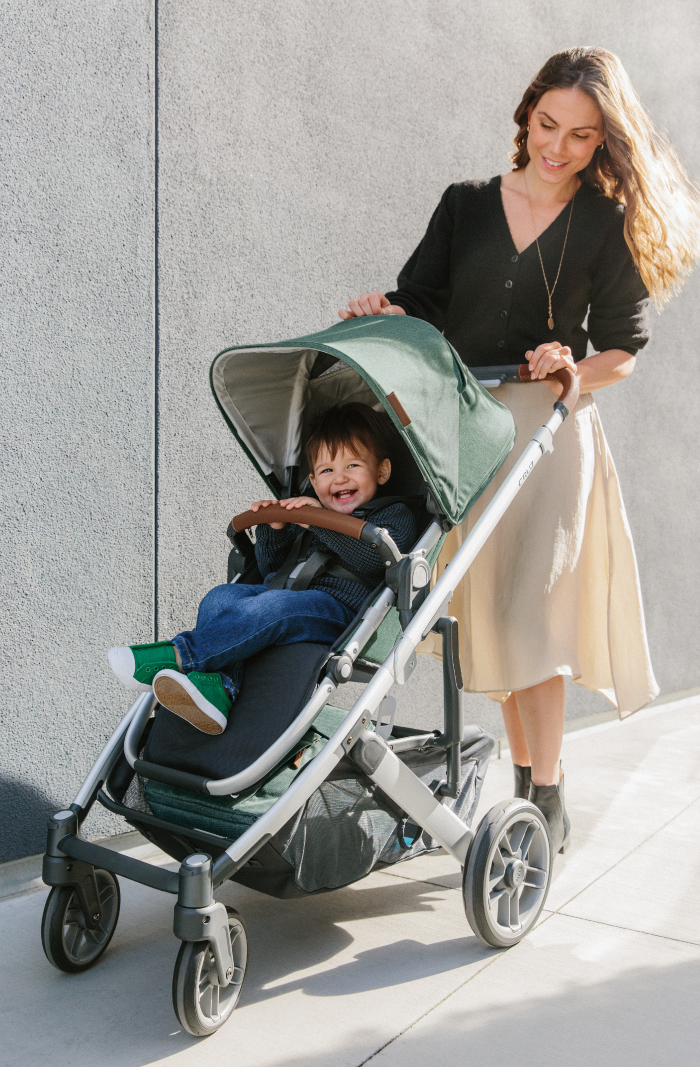 美國UPPAbaby - CRUZ V2 酷炫豪華頂級：推車-黑灰 GRY-11.6kg